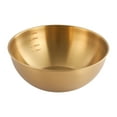 thumbnail image 1 of Moocorvic Noodle Soup Bowl Set , Stainless Steel Korean Traditional Bowls Rice Wine Bowl Food Bowl Food Bowl (Gold, 1600ML), 1 of 8