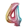 thumbnail image 1 of Moocorvic Number Foil Balloons Color Number Ballon Happy Birthday Party Decoration, 1 of 1