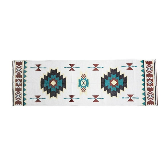 Guanhe Outdoor Camping Tablecloth Rectangular Cotton And Linen Retro Picnic Tablecloth Table Mat High-end Fabric Art