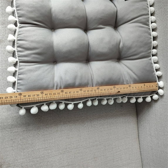 Moocorvic Outdoor Seat Cushion, Fade-Resistant Round Dot Print Seat Cushions, Non-Slip Kitchen Chair Pads for Indoor Patio Garden Decoration, Durable 16‘’