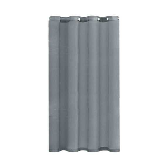 Moocorvic Outdoor Sheer Curtains 72 Inches Long, for Patio Balcony Pool, W 52 x L72,Gray