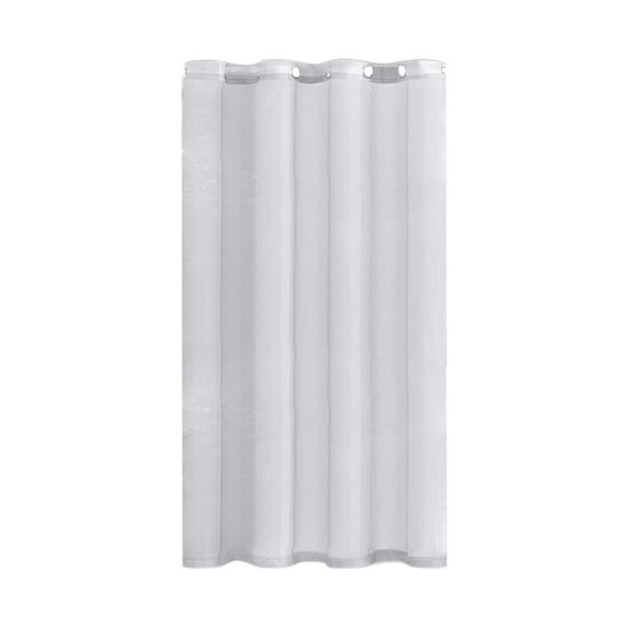 Moocorvic Outdoor Sheer Curtains 72 Inches Long, for Patio Balcony Pool, W 52 x L72,White
