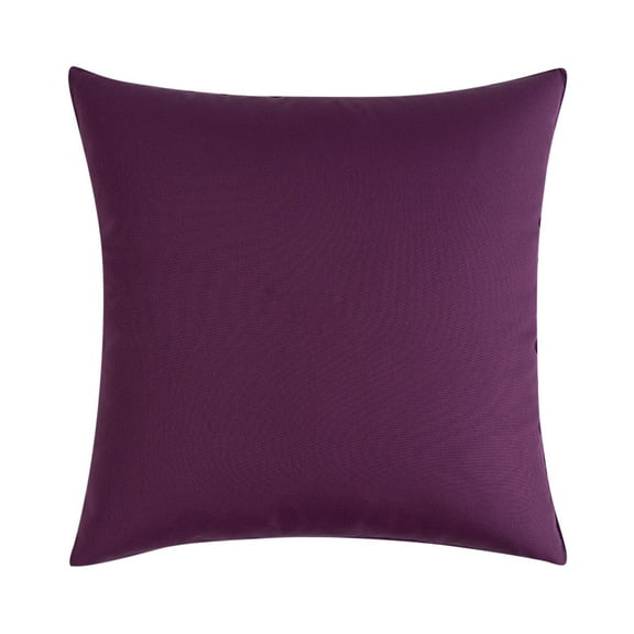 Moocorvic Outdoor Waterproof Pillow Covers 18x18''，Decorative & Throw Pillow Covers for Living Room Sofa Patio Funiture Garden,16 Colors(Purple)