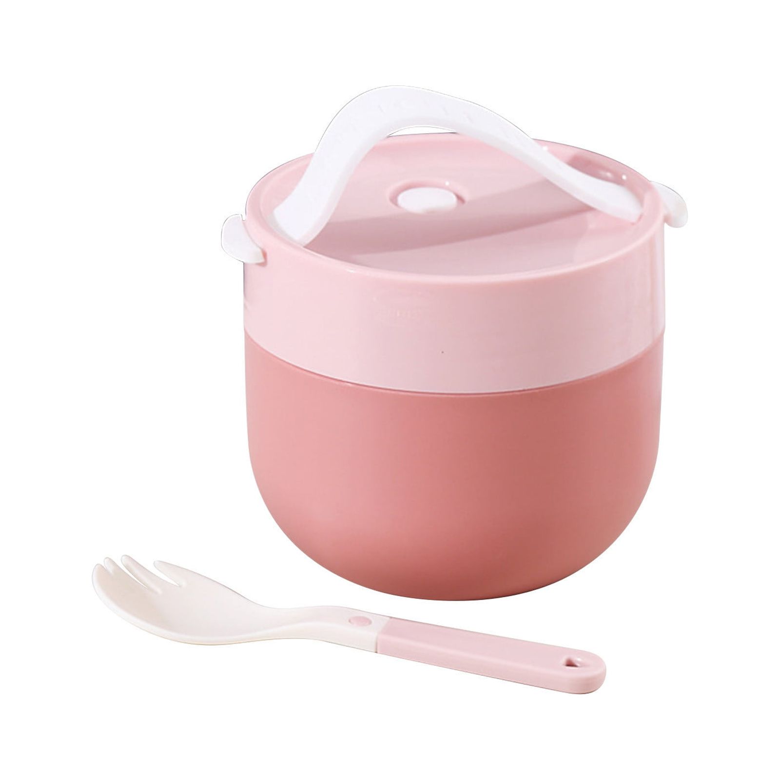 Moocorvic Overnight Oats Containers with Lids Soup Cup Soup Bowl Breakfast Milk Cup Snack Containers for Office Worker