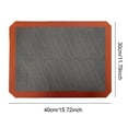 thumbnail image 1 of Moocorvic Perforated Silicone Baking Mat Bread Macaron Biscuits Non-stick Oven Mat, 1 of 2