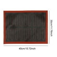 thumbnail image 1 of Moocorvic Perforated Silicone Baking Mat Bread Macaron Biscuits Non-stick Oven Mat, 1 of 2