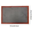 thumbnail image 1 of Moocorvic Perforated Silicone Baking Mat Bread Macaron Biscuits Non-stick Oven Mat, 1 of 2