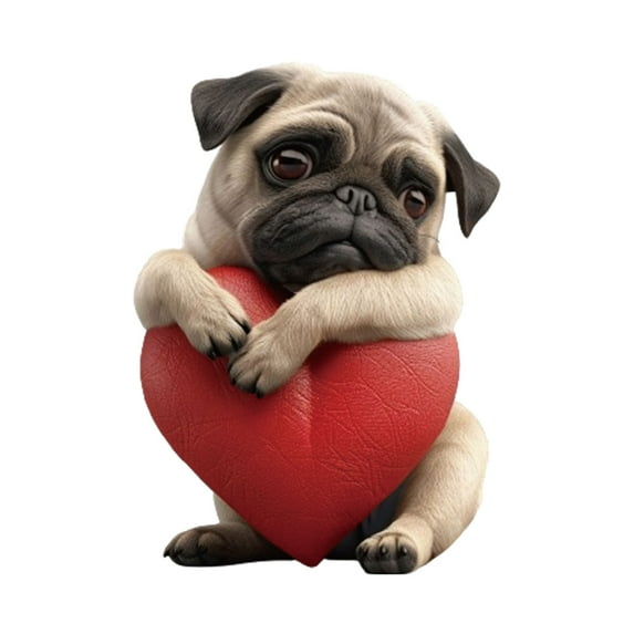 Moocorvic Personalized Father's Day Gifts French Bulldog Car Dashboard Decorations, Acrylic Little Dogs Figurines Car Interior Accessories