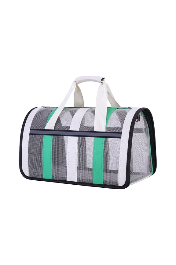 Pet Carrier for Large Cats, Soft-Sided Cat Carrier for Medium Big Cats and Puppy up to 20lbs, Washable Dog Carrier for Medium Dogs(Green)