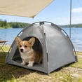 thumbnail image 1 of Pet Tent,Breathable Mesh Walls for Security & Ventilation, Indoor Outdoor Travel，Suitable for Cats, Puppies, Small Dogs, And Other Small Pet，Gray, 1 of 6