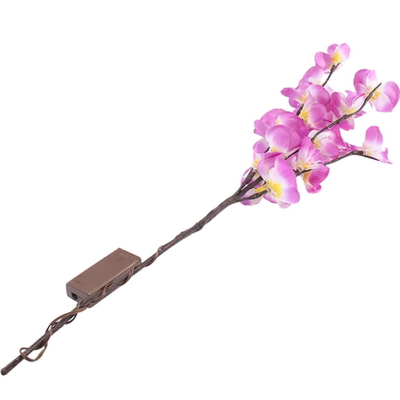 Moocorvic Phalaenopsis Tree Branch Light Floral Lights Home Christmas Party Garden Decor