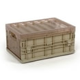 thumbnail image 1 of Moocorvic Plastic Folding Storage Container Basket Crate Box Stack Foldable Organizer Box, 1 of 2
