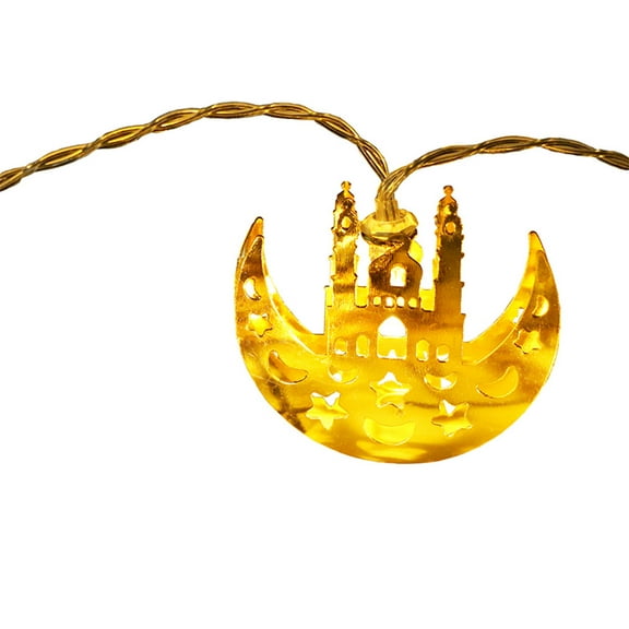 Moocorvic Ramadan Eid Decor LED Lights Home Room Festival Party Festival Nice Lights