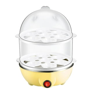 BELLA 14837 Rapid 7 Capacity Electric Egg Cooker for Hard Boiled, Poached,  Scrambled or Omelets with with Auto Shut Off Feature, One Size, Stainless  Steel 