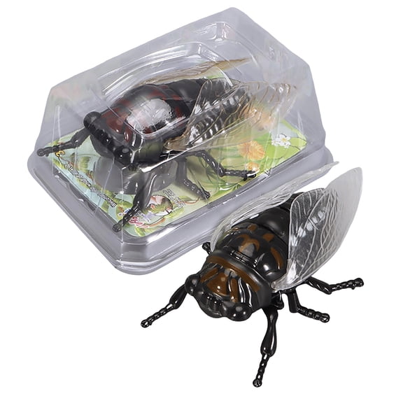 Moocorvic Realistic Insect Wind-up with Interactive Head and Tail, Movement Mechanical Insect Models for Educational Play Indoor Outdoor Use April Fool's Day Favors and Bug