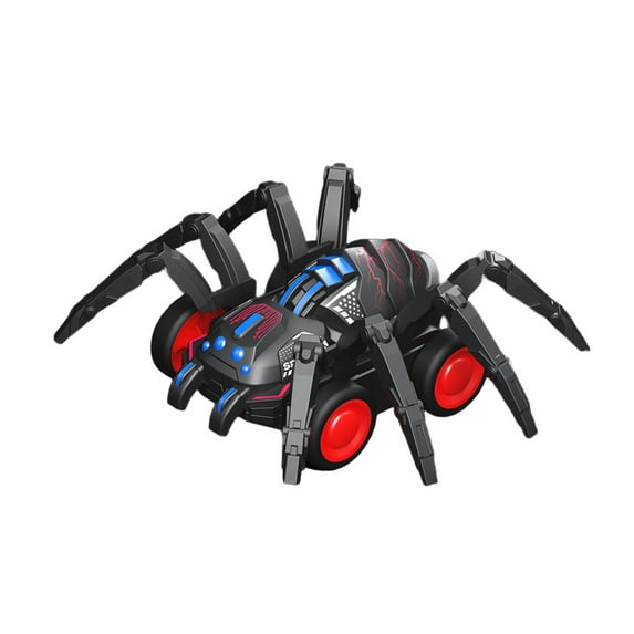 Moocorvic Realistic Spider Robot Toy, Gifts for Christmas Birthday, Black