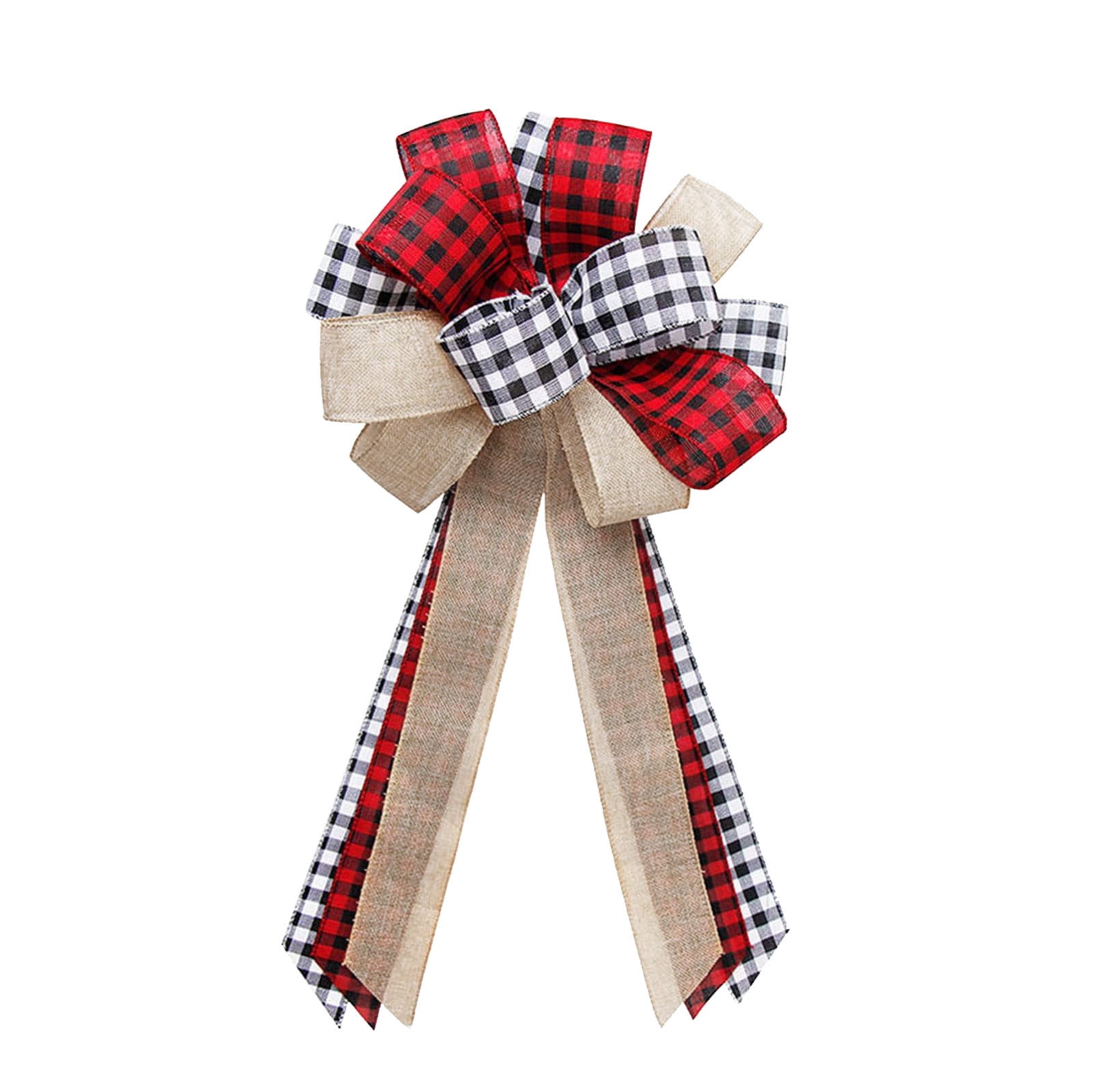 Moocorvic Red Christmas Bows Outdoor Decorations, 30x13Inch Large
