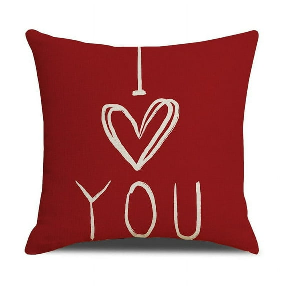 Moocorvic Red Throw Pillows Covers for Couch, Valentines Day Gifts for Women, Valentines Day Decor for Wedding Party Bedroom Sofa