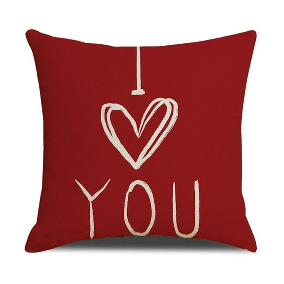 Moocorvic Red Throw Pillows Covers for Couch, Valentines Day Gifts for Women, Valentines Day Decor for Wedding Party Bedroom Sofa