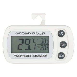 White Plastic Refrigerator Thermometer Accurately Monitor - Temu