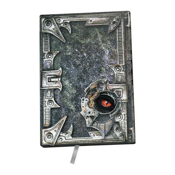 Moocorvic Retro Embossed Evil Dragon Notebook Dinosaur European Notepad Stereoscopic 100 Pages
