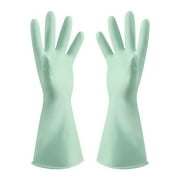 Moocorvic Reusable Rubber Gloves Dishwashing Gloves Kitchen Gloves for Washing Dishes, Plastic Cooking Gloves Household Cleaning for Working, Painting, Gardening