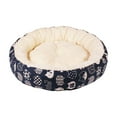 thumbnail image 1 of Moocorvic Round Dog Beds for Small Dogs, Washable Pet Bed Anti-Slip Bottom Reusable Cat Desk Bed for Small to Medium Pet,M, 1 of 6