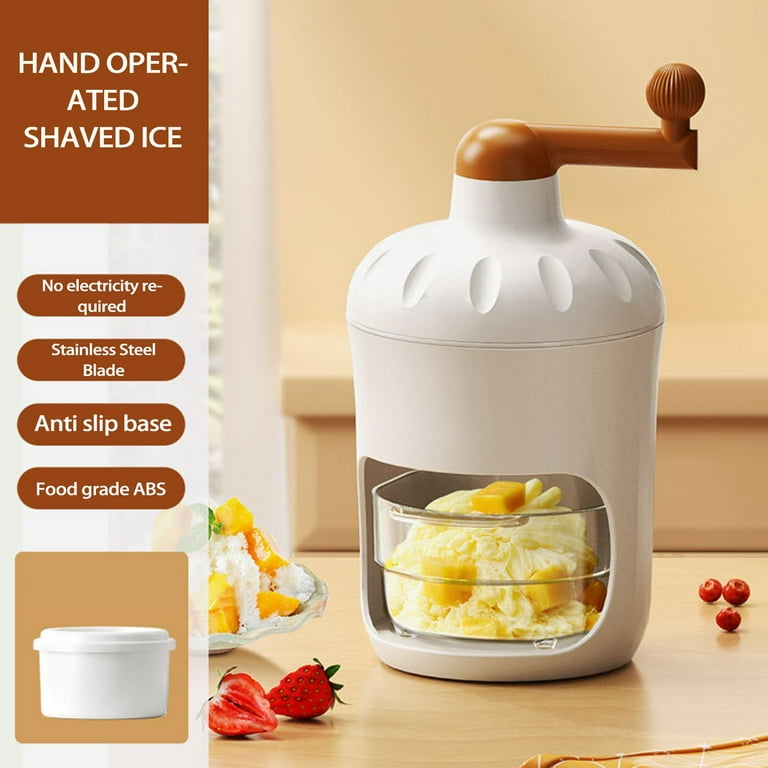 Moocorvic Shaved Ice Machine Drink Machine Ice Crusher Machine for Home Snow Machine Shaved Ice for Kids Adults 5.5 x9.4 Walmart