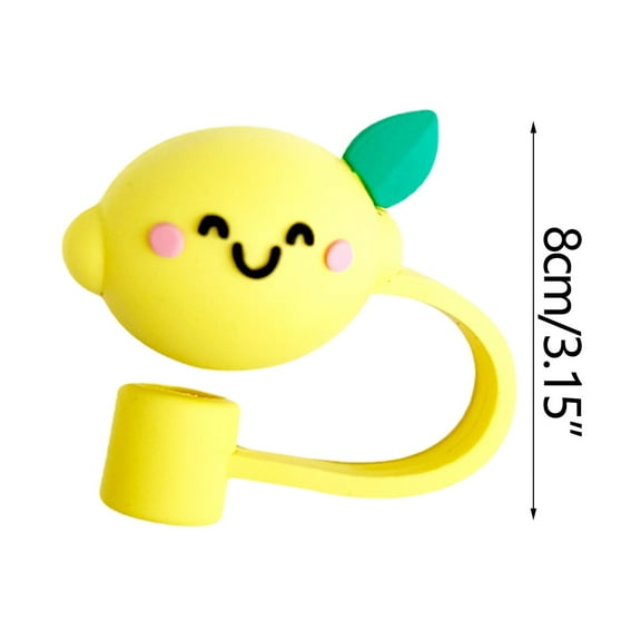 Moocorvic Silicone Straw Cover Cute Straw Topper Straw Tips Drinking Cap Proof Plugs Cover Creative Cup Accessories Straw Sealing Tools 6-8mm
