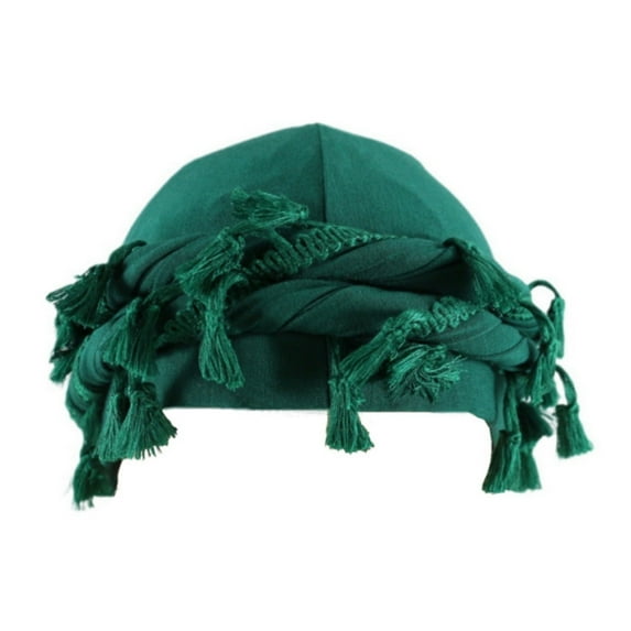 Moocorvic Silk Lined Head Wraps for Men Skull Cap Tassels Beanie Hat