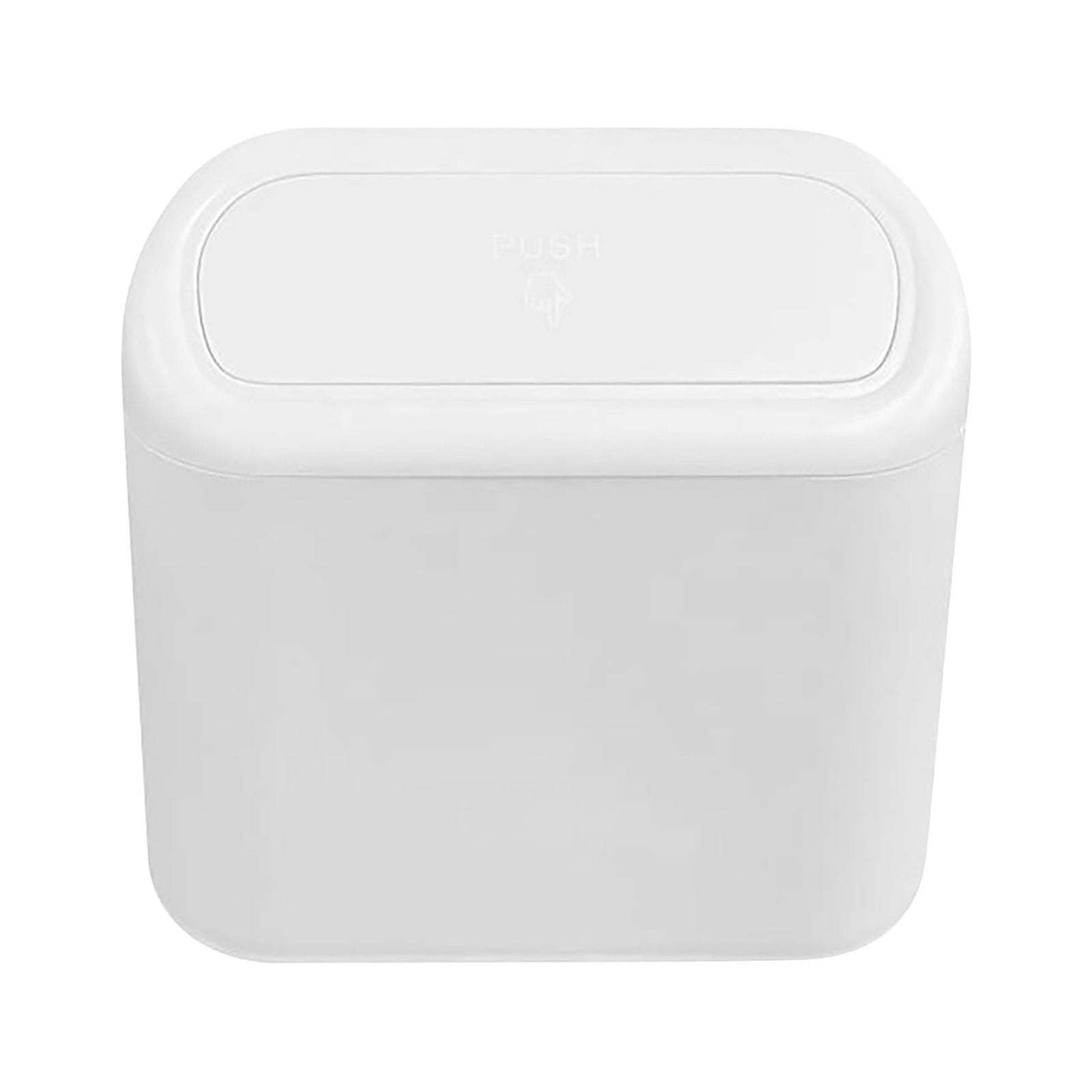 Moocorvic Small Trash Can with Lid,Mini Desk Trash Can,Small Metal Garbage Can for Countertop