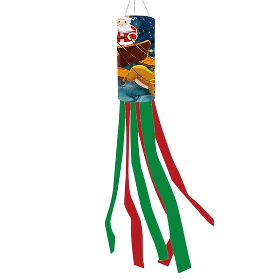 Moocorvic Snowman Windsock 3D Christmas Windsocks Outdoor Winter Decorations, 40 Inch Xmas Wind Socks Hanging Snowman Decorations for Christmas Garden