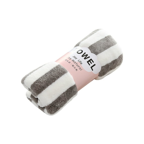 Moocorvic Soft Bath Towel Quick Dry, Striped Towels for Bathroom, Long Lasting and Absorbent Bathroom Towels(27.6x14 inch)