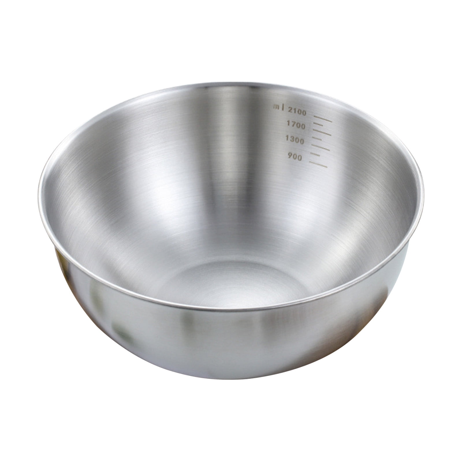 Moocorvic Stainless Steel Bowls , Metal Large Mixing Bowl Metal Basin Deep  Heavy Duty Metal Salad Bowl, Dishwasher Safe (1300ml) 