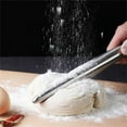 thumbnail image 1 of Moocorvic Stainless Steel Rolling Pin, 9.6 Inches Rolling Pins for Baking Pizza Dough, Pie, Essential Kitchen Gift for Bakers, 1 of 8