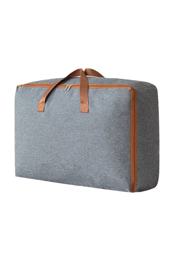 Storage Bags With Zipper, Extra Large Capacity - Closet, Underbed Storage Organizer For Clothes, Bedding, Comforter, Toys, Pillow & Blanket(21.7x13x7.4in)