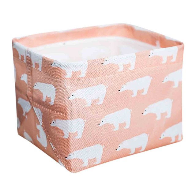 Moocorvic Storage Basket Fabric Sturdy Canvas Storage Bins Organizer