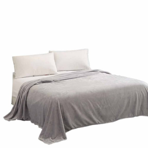 Moocorvic Super Soft Warm Solid Warm Micro Plush Fleece Blanket Throw Rug Sofa Bedding