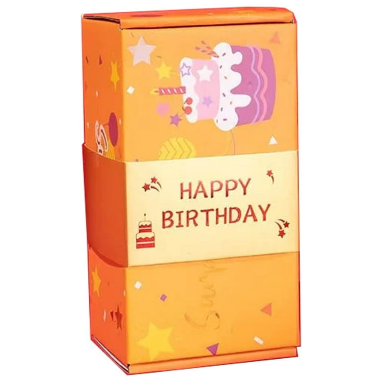 Birthday Surprise Gift Box Explosion For Money, 10 Bounces Creating The  Most Surprising Gift, Unique Folding Bouncing Red Envelope Gift Box  Suitable For Women Men Kids, Cash Explosion Gift Box For Anniversary