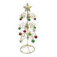 thumbnail image 1 of Moocorvic Tabletop Metal Christmas Tree Wrought Iron Ornament Display Stand Christmas Ornament 11 Inch Desktop Decorations Mini Xmas Tree, 1 of 7
