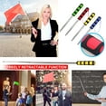 thumbnail image 1 of Moocorvic Telescopic Handheld Flag Poles,Portable Staff Lightweight Extendable Stainless Steel with Anti-Slip Grip,Collapsable Flag Pole for Tour Guides & Pointer for Teachers,, 1 of 1