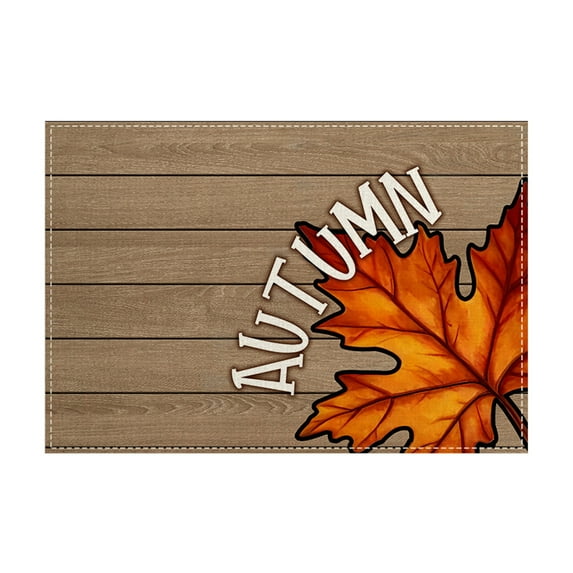 Moocorvic Thanksgiving Decorations Placemats Fall Decor Autumn Harvest Vintage Table Mat for Party Dining Decoration