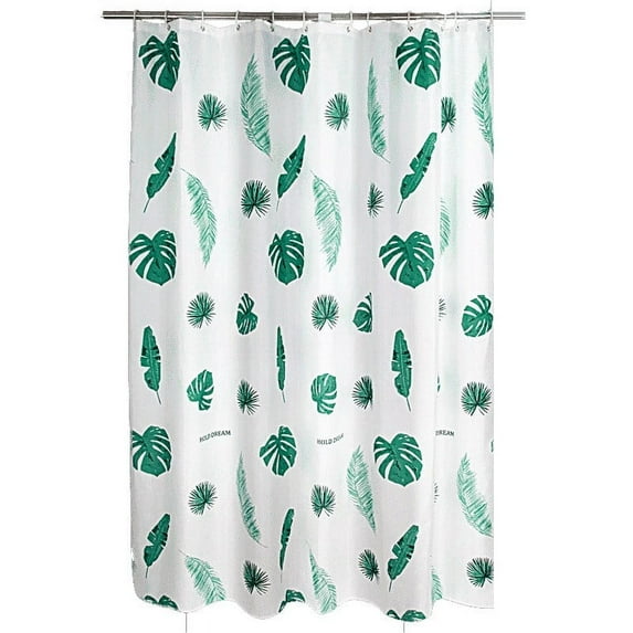 Guanhe Thickened Waterproof Shower Curtain, Quick-Drying, Weighted Hem, Shower Curtains Set for Bathroom, Machine Washable 59x71Inches