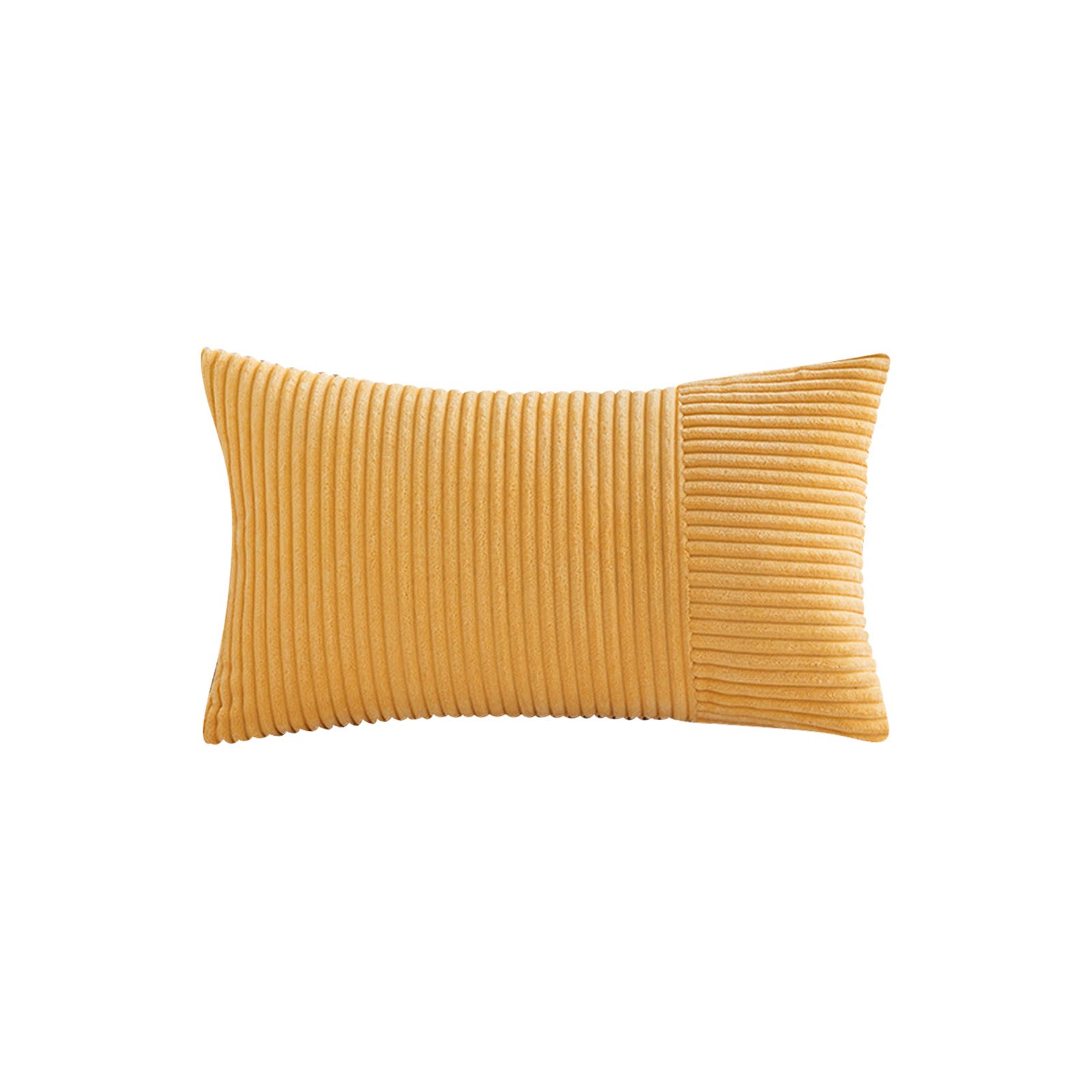 Moocorvic Throw Pillows Covers 20x12'', Decorative Striped Pillowcase Soft Plush Corduroy Throw