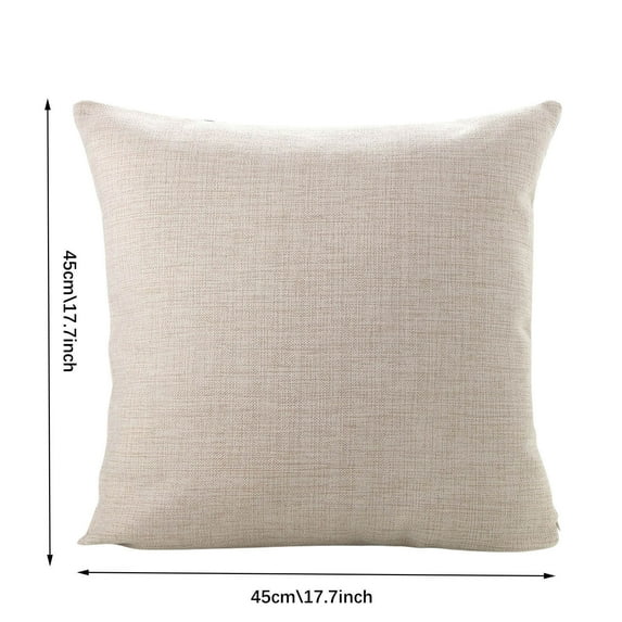 Moocorvic Throw Pillows Covers Decorative Cotton Linen Cushion Case