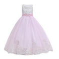 thumbnail image 1 of Moocorvic Toddler Flower Girls Dresses Tulle Wedding Party Dress Bridesmaid Pageant Princess Kids Birthday Ball Gown 10-11 Years, 1 of 9