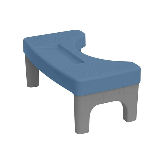Moocorvic Toilet Foot Stool, 7" Height Anti-Slip Bathroom Step Stool for Adults, Portable Travel Bench for Feet