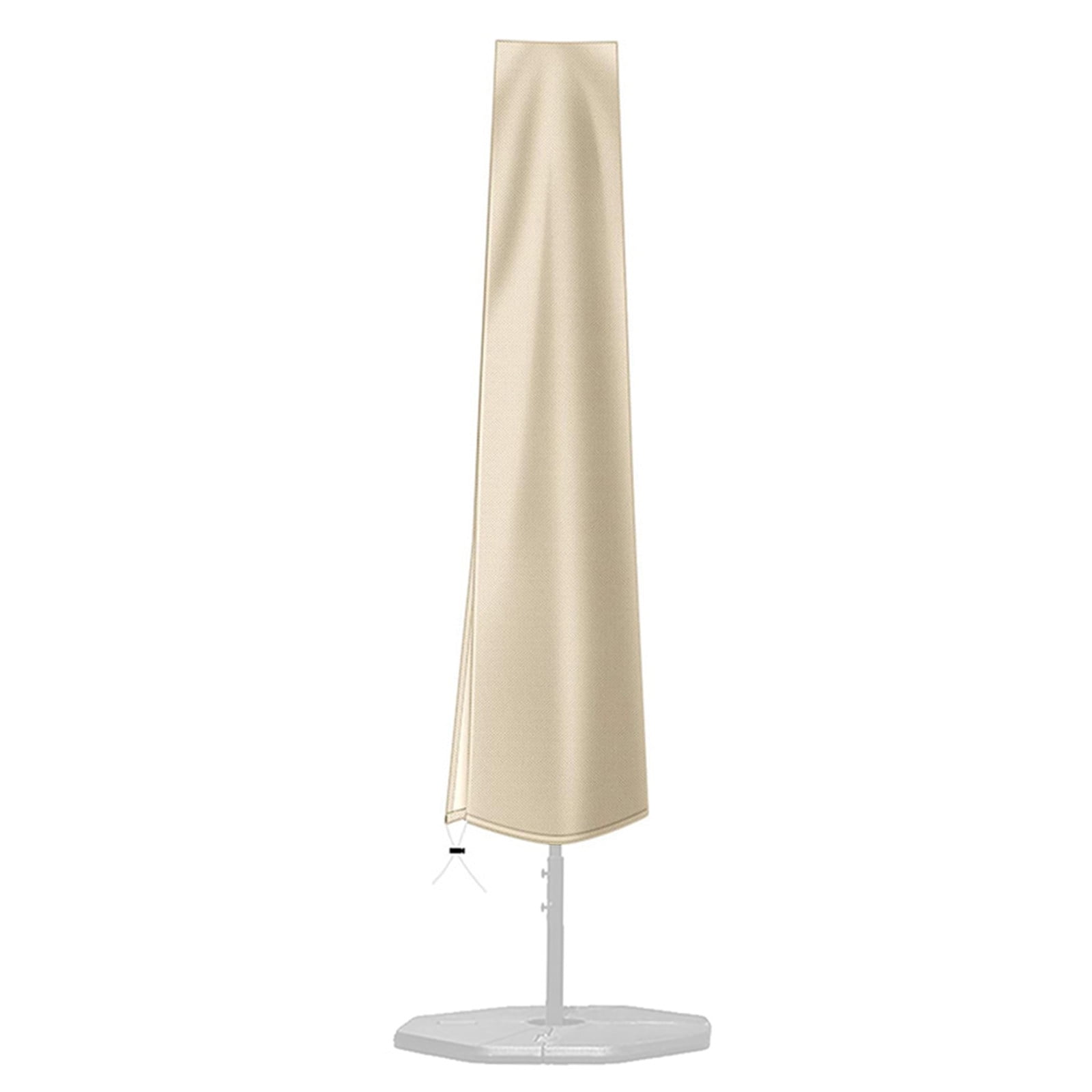 Waterproof Patio Umbrella Cover – Fits 6-14ft Market Umbrellas, Polyester With Rod & Zipper