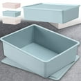 thumbnail image 1 of Moocorvic Underwear Organizer Box with Lid, Plastic Sock Storage Bins L 11'' x W 8.3'' x H 3''Blue, 1 of 9