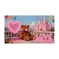 thumbnail image 1 of Moocorvic Valentines Backdrop for Photography, 5.9x3.6 FT Love Heart Print Background Party Decorations Props, 1 of 2